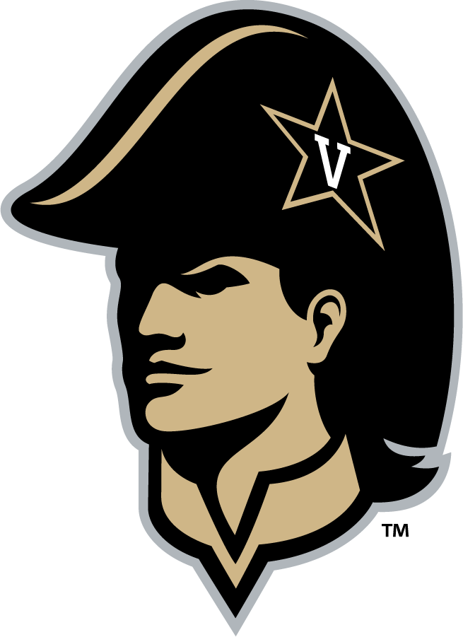 Vanderbilt Commodores 2012-2022 Mascot Logo diy DTF decal sticker